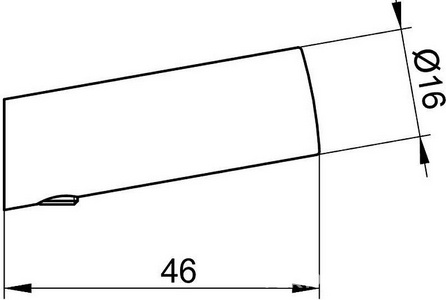 Крючок (цв.черный матовый),  ZZ Keuco Reva 12814 370000