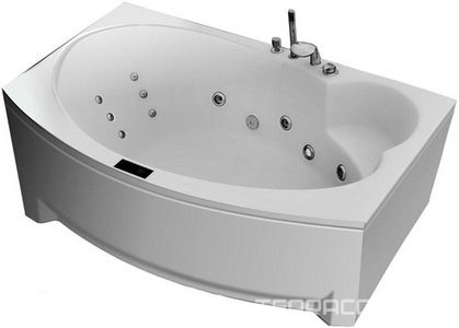 Ванна  190x110 аэромас+смес.Athabasca-77,(экран,каркас,слив-пер),Акция:хромот,эл.кноп,контр.GNT в Подарок+Пан. 90лев+Пан.Inf 90прав ZZ Thermolux Infinity Infinity аэро + смес.Athabasca-77 + 2 бок панели + Акция