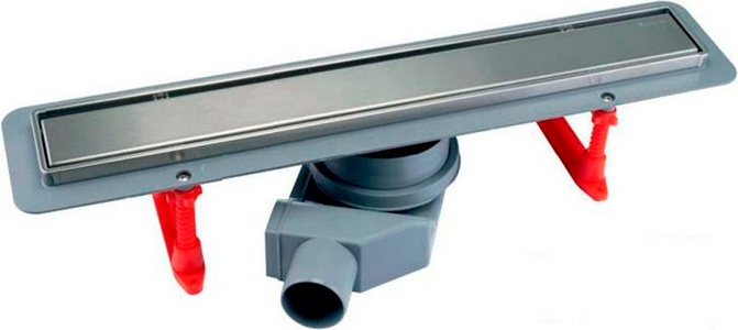 Дренажн.канал 750мм,готовый компл,сифон d50 вых.вбок 48л/мин,затвор(сухой/гидро),мин h монтажа 52мм, 2х стор.вставка цв.мат.хром/под плитку, Pestan Betto Line 13702511