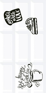 Керамическая плитка Azori Вог Декор VOGUE Breakfast 2 40,5х20,1 Комбинированный 