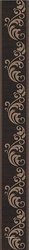 Бордюр  Версаль коричневый B398 XX |7.2x60
