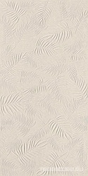 3D Wall Carve Leaf Ivory 40x80 ZZ