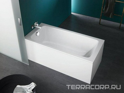 Стальная ванна  Мод.751, 180*80*41, anti-sleap+easy-clean, без ножек и слива-перелива ZZ Kaldewei Cayono 275130003001