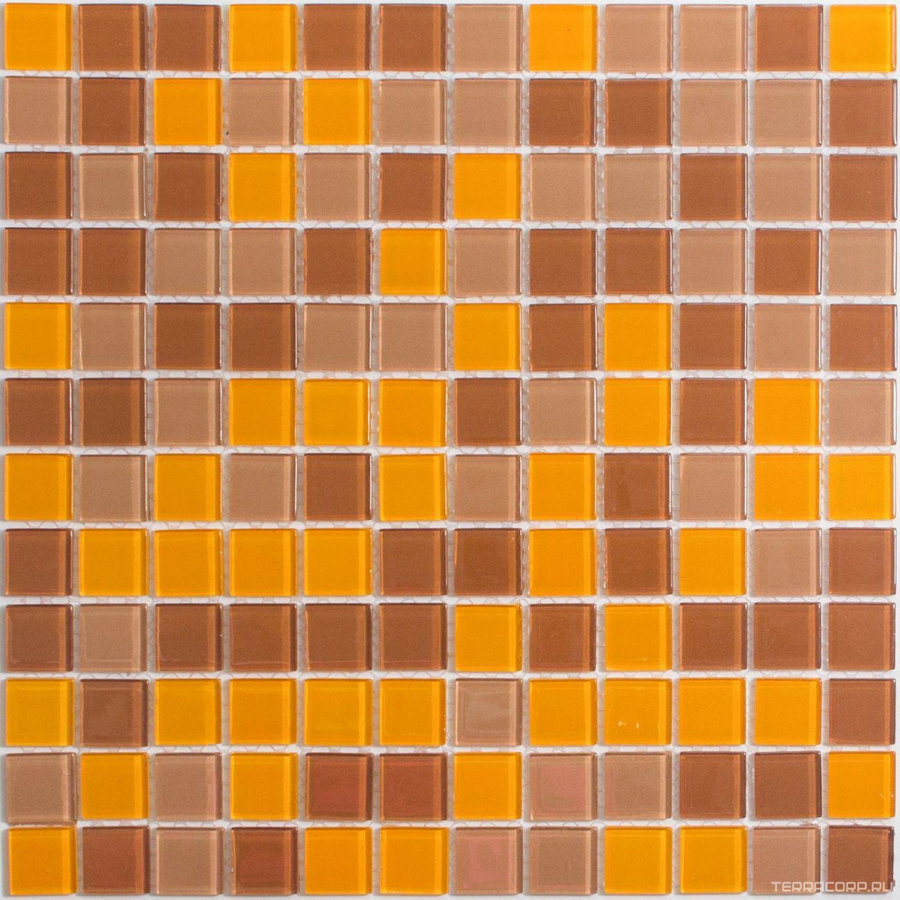 Мозаика Мастера Керамики Glass Мозаика микс Листопад (чип 2x2) ZZ30x30 XX Комбинированный, фото 3