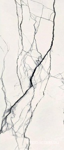 Керамогранит Florim Magnum B&W Marble Breach High-Glossy 120x280 Белый 