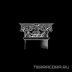 Декор Авеллино черный Капитель B501 XX|15х15