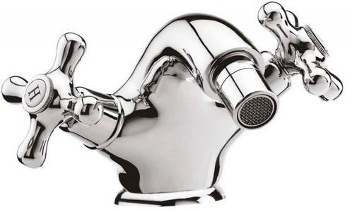 Смеситель для биде, c д/к, (цв.хром),  ZZ Cezares Retro RETRO-C-BS1-01