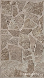 Керамогранит Atlas Concorde Italy Norde  Piombo Comp.Palladiana Grip 8mq Коричневый 