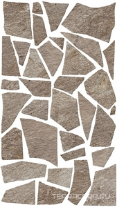 Керамогранит Atlas Concorde Italy Norde  Piombo Comp.Palladiana Grip 8mq Коричневый 