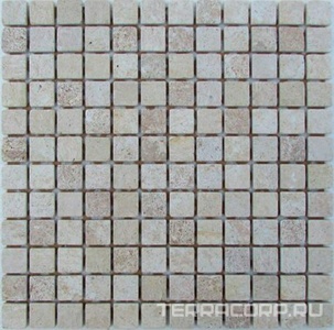 Мозаика Спектр-М Натуральный камень Мозаика из камня на сетке Т20-205-23Т 30.5x30.5 Комбинированный 