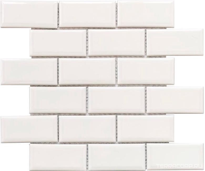 Мозаика Bonaparte Мозаика керамогранитная Brick White (45x95x6) 28,75x29,2 Комбинированный, фото 3