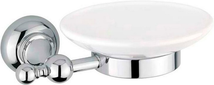 Мыльница настенная керамическая, (цв.хром),  ZZ Cezares Aphrodite APHRODITE-SODS-01-M