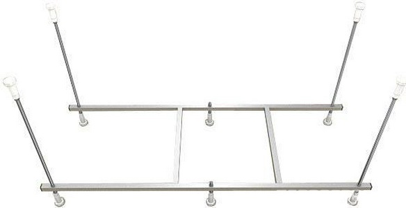 Сборный каркас к ванне  150 см шпильки (AV.0010150K), ZZ Azario ADELINA AV.0010150K