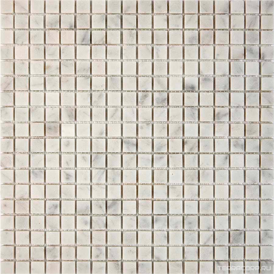 Мозаика Мастера Керамики Glass 239 Bianco carrara (чип 15х15) 30,5х30,5 n/a, фото 3
