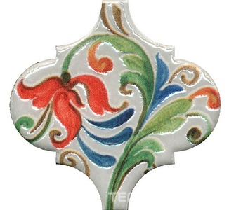 Керамическая плитка Kerama Marazzi Арабески Тоскана Декор  6 глянцевый 6.5x6.5 Комбинированный 