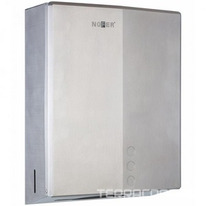 Диспенсер Nofer  антивандальный 04046.S, для бумажных полотенец, 300х255х105 мм, 400 л, серый матовый, ZZ Nofer Evo 04046.S