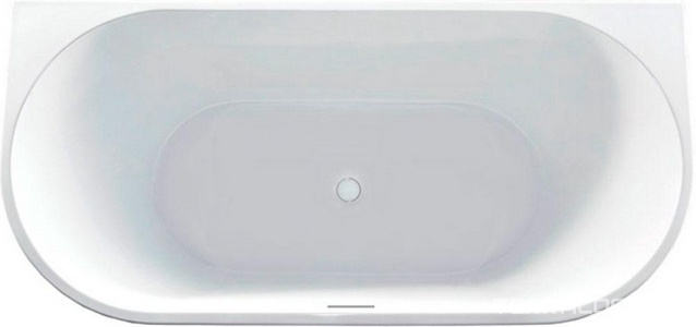 Ванна 1700х800хh580мм, пристенная, интегрир.слив перелив, д/к цв.хром в компл.,(акрил цв.белый матовый), Vincea ZZ Vincea Ванны VBT-421-1700MW