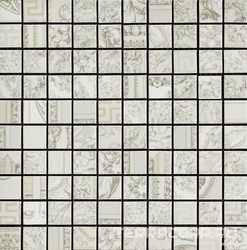Bianco Mosaici Patchwork XX| 25x25