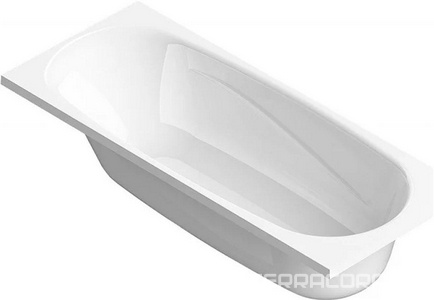 Ванна акриловая 170х70 см, БЕЗ панелей, каркаса и сифона, цв.белый ZZ DOMANI-Spa Standard DS02Sd17070M