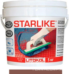 Затирка Starlike P.ASSISI C.300 коричневый 5 кг. XX