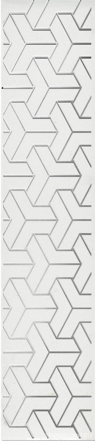Керамическая плитка Kerama Marazzi Ломбардиа Бордюр белый 25x5,4 Белый, фото 7