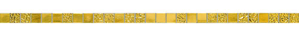 Мозаика Bisazza Oro Bis Riga Oro Giallo 10 1x1 Золотой, фото 4