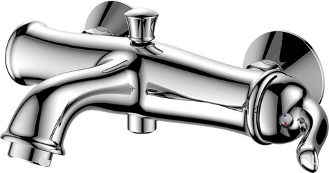 Смеситель BelBagno Tiffani TIF VASM CRM для ванны с душем| 29x9x19