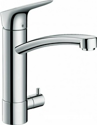 Смеситель Hansgrohe Logis 71834000 для кухонной мойки| 10x28x25
