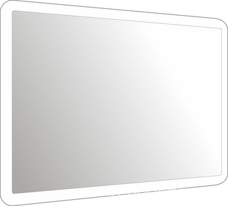 Зеркало 70х100 см, фоновая LED подсветка 6000К 9,6 Вт/м, с двойным сенсорным выключателем и подогревом 50х50 см, ZZ КЗСК 320 320ск2о2