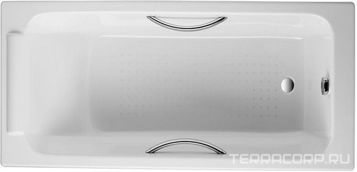 Ванна чугунная 150x70 с отв.для ручек, БЕЗ ножек арт.E4113 и ручек арт.E60327 Parallel ZZ