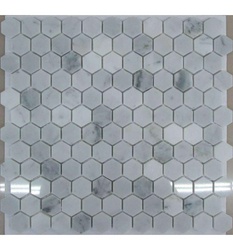 Мозаика из камня на сетке X21-001-P ZZ |29.5x28