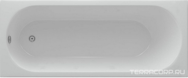 Акриловая ванна Акватек Оберон 160 слив слева| 160x70x43