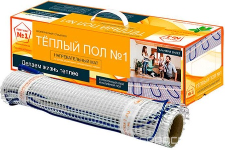  Комплект двухжильного нагревательного мата "Теплый пол №1" -1050-7 м2