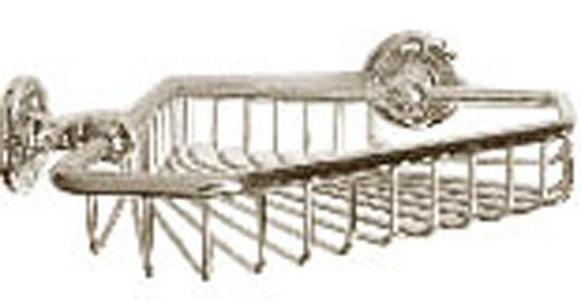 Мыльница-решетка, угловая для душа, (цв.латунь), D&D ZZ Devon & Devon Универсал DD33066OT