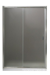 Дверь для душа, в нишу 1600хh1850мм, раздвижная, 1 дверь, 1 неподв.секция, правая/левая, (стекло прозрачн.5мм, фурн.цв.хром), Uno ZZ