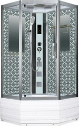 Душевая кабина Niagara Lux 7798W серебристый матовый| 100x215x100