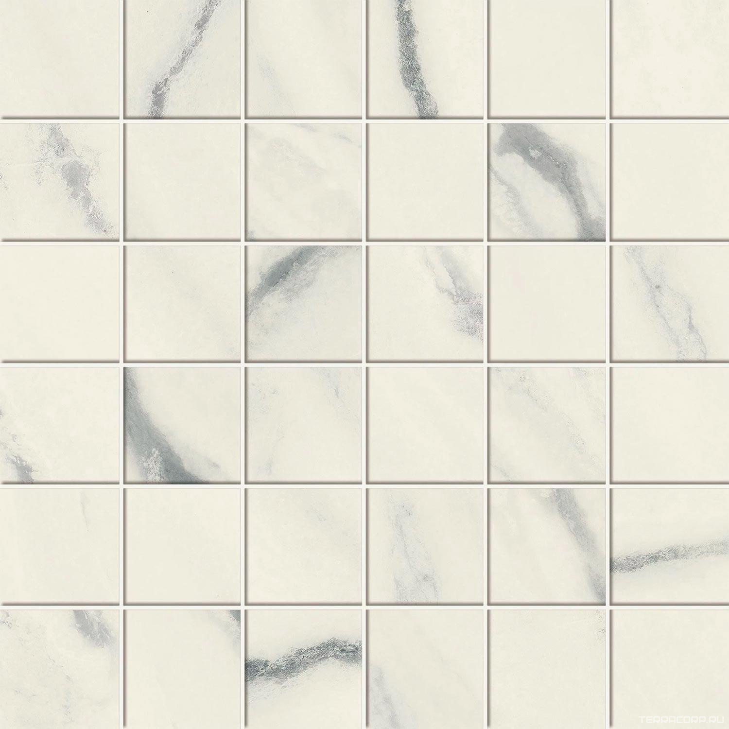 Мозаика AtlasConcorde Россия FORTE DEI MARMI F.d.M. Panda White Mosaic /Ф.Д.М. Панда Вайт Мозаика Белый, фото 3