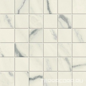 Мозаика AtlasConcorde Россия FORTE DEI MARMI F.d.M. Panda White Mosaic /Ф.Д.М.  Панда Вайт Мозаика Белый 