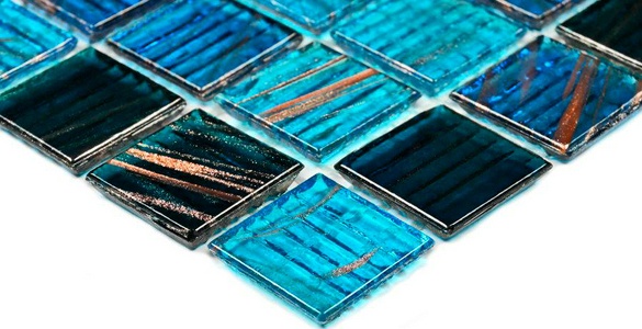 Мозаика Bonaparte Мозаика стеклянная Navigator (20x20x4) 32,7x32,7 Комбинированный 