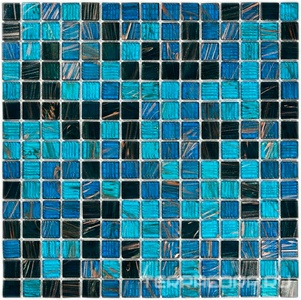 Мозаика Bonaparte Мозаика стеклянная Navigator (20x20x4) 32,7x32,7 Комбинированный 
