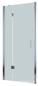 Дверь в нишу , 100x190 см, одностворчатая распашная, левая, профиль гл.хром, стекло прозрачное ZZ Vegas Glass AFP AFP 0100 08 01