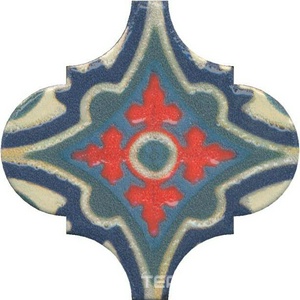 Керамическая плитка Kerama Marazzi Арабески Майолика OS\A29\65000 Декор  орнамент6.5x6.5 Комбинированный 