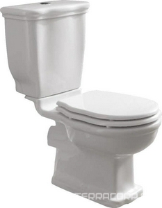 Бачок для напольного унитаза, (механизм смыва, кнопка цв.хром в компл.),  ZZ BelBagno Boheme BB115T