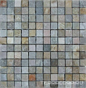 Мозаика Спектр-М Натуральный камень Мозаика из камня на сетке SL20-227-23 30.5x30.5 Комбинированный 