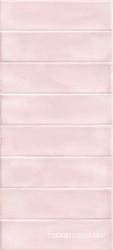 Плитка облиц. Cersanit Pudra_Cers Розовый  кирпич рельеф l20х44