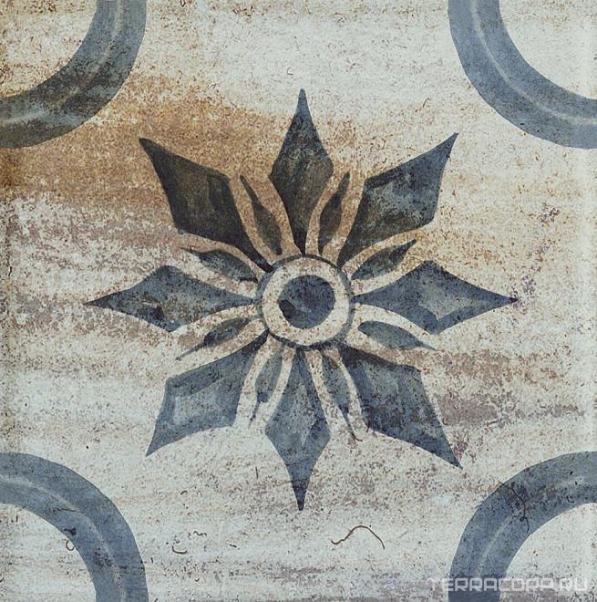 Керамическая плитка Kerama Marazzi Довиль Декор 1 глянцевыйXX 9,8х9,8 Комбинированный, фото 3