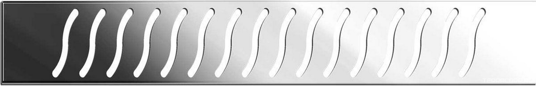 Душевой лоток 800 мм, пропускн.спос-ть 48 л/мин, с перфорир. решеткой, (цв.хром),  ZZ Vincea Say Optima SAY.601.80.P.BUK