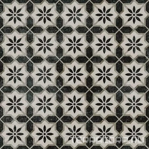 Керамогранит Kerama Marazzi Фреджио Декор  1 черно-белый20x20 Черный 