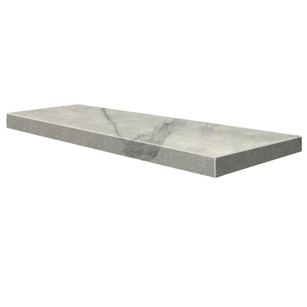 Ступени AtlasConcorde Россия EMPIRE Empire Statuario Scal. Ang. Dx 33x80/ЭМПАИР СТАТУАРИО СТУПЕНЬ УГЛОВАЯ ПР 33x80 Белый, фото 3
