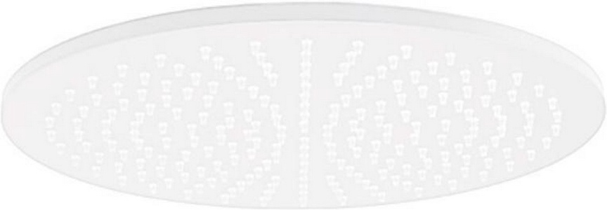 Душ верхний, стационарный, круглый d225мм, G 1/2, антикальц., (латунь цв.белый матовый), Master ZZ Paffoni Универсал ZSOF074BO